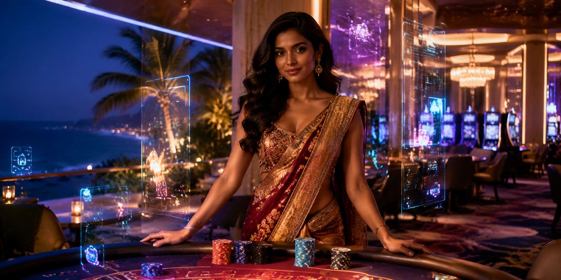 Indian player enjoying casino games on mobile app