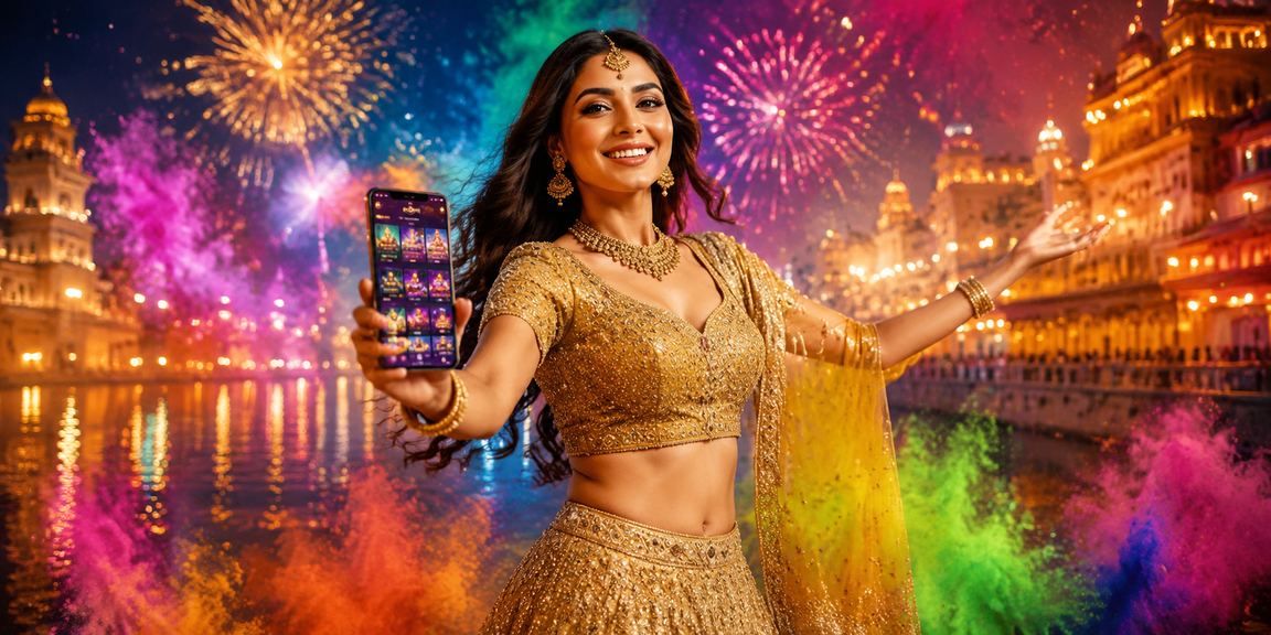 User browsing casino games on mobile from Lucknow